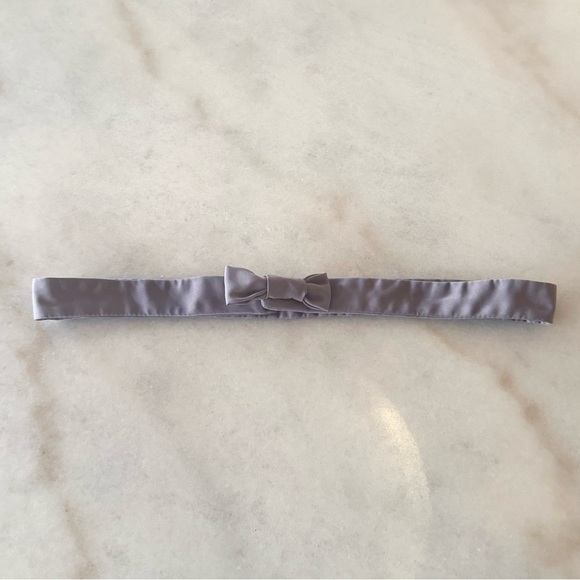 Gray Cloth Bow Belt - Picture 2 of 5